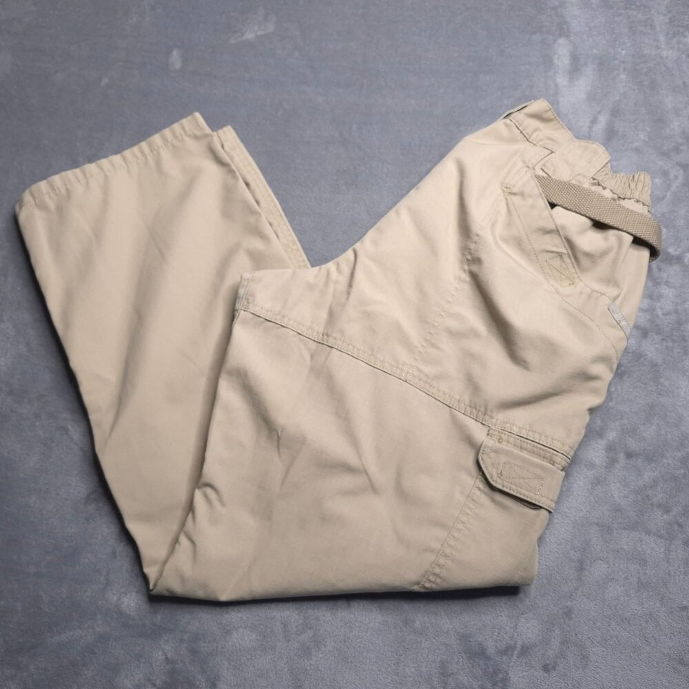 5.11 Womens Tactical Khaki Cargo Pants 16 Relaxed Fit High Rise Utility Trousers